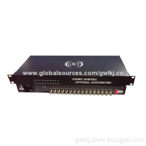 16-channel video optical transmitter and receiver